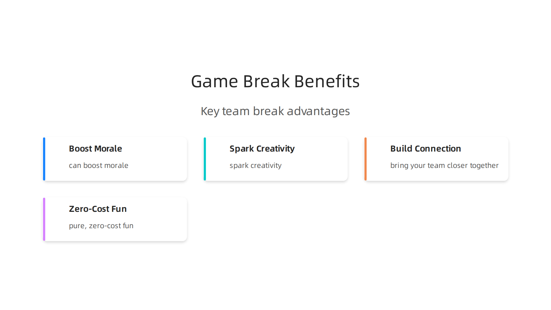 Key benefits of incorporating quick Google games into team breaks.